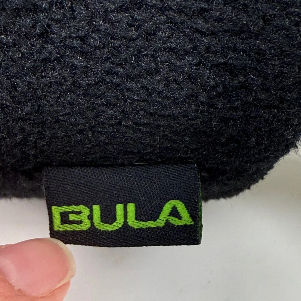 Bula Polartec Fleece Beanie Black Winter Skull Cap Made‎ in Canada Hat